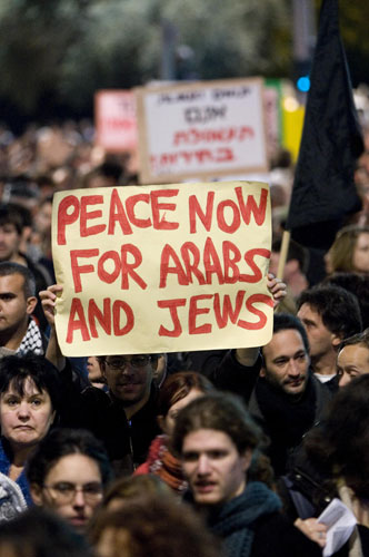 Peace now for Arabs and Jews